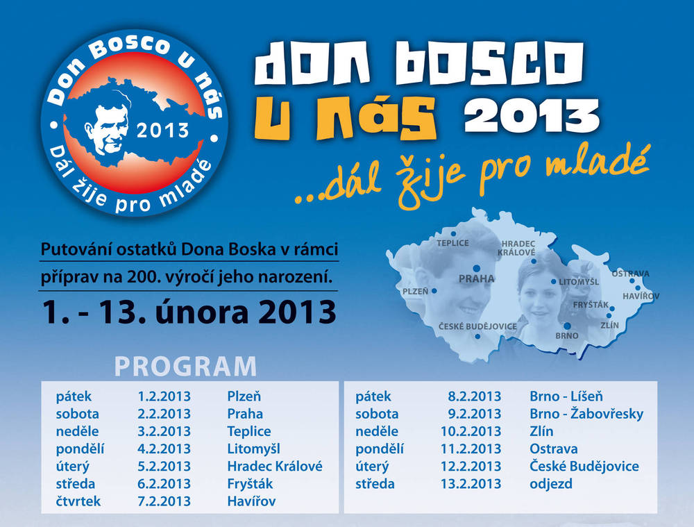 Don Bosco v ČR 2013 - plakát